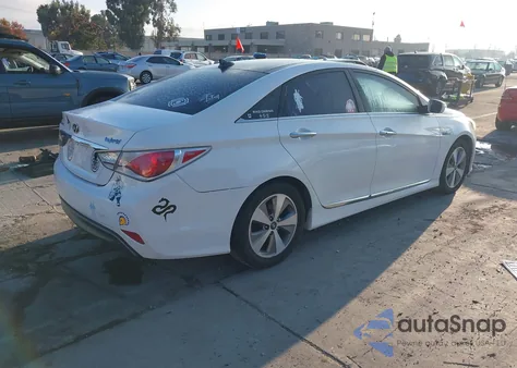 2012 Hyundai Sonata Hybrid z USA, uszkodzony, nr VIN KMHEC4A42CA059776